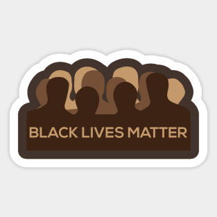 Black lives matter Sticker